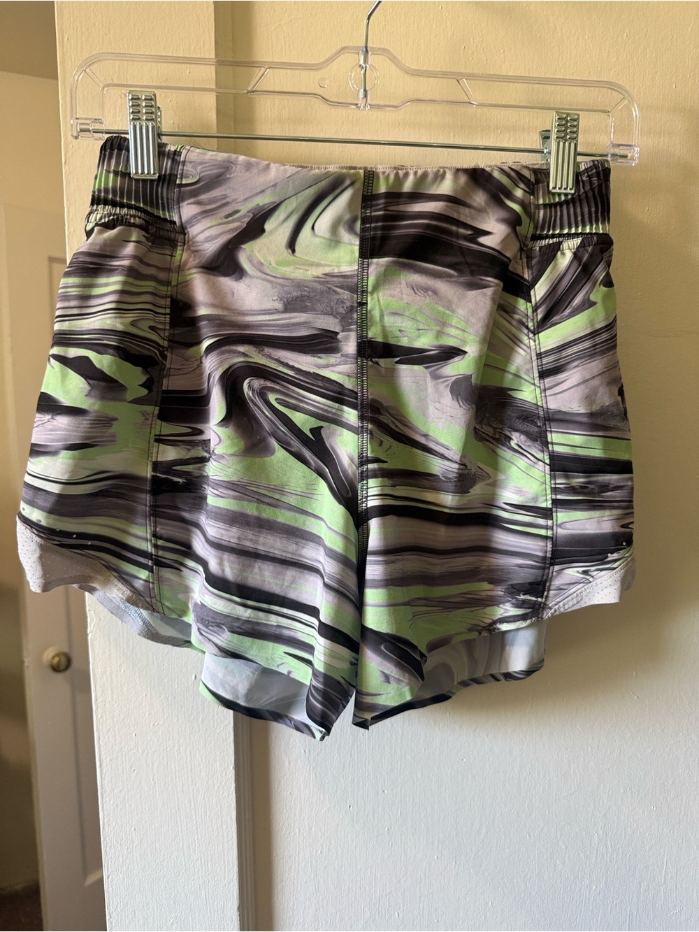 Limited Edition! Lululemon Hotty Hot HR shorts Paint Glide Warp Multi/Chrome! - Picture 3 of 3